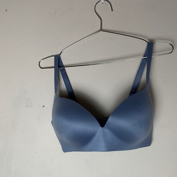 TOMMY JOHN SECOND SKIN LIGHTLY LINED WIRELESS DEMI BRA IN FLINT STONE SIZE 32D - Picture 2 of 6